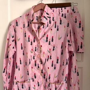 Bed Head Lipstick Pajama Set Shorts L